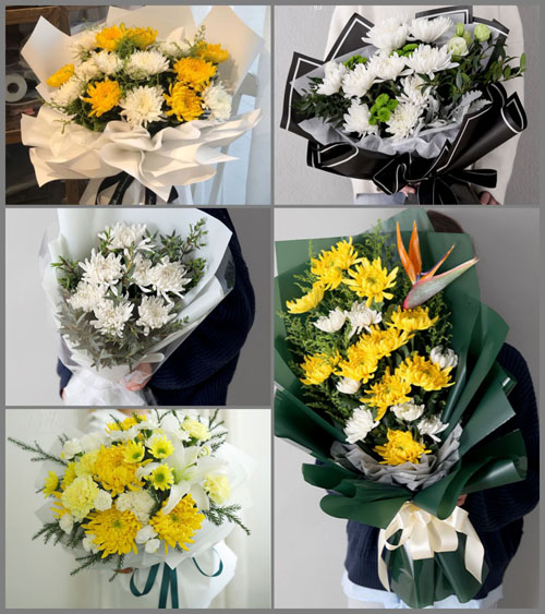 安徽蚌埠市怀远县淝河乡中淝村白事花束代送